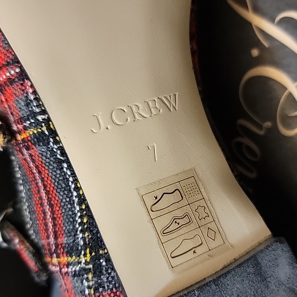 JCrew Tartan 3 Strap Mary Janes - Picture 3 of 6
